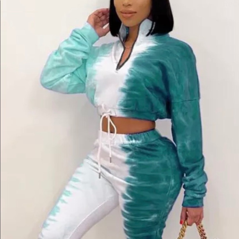 Half Tye dye joggers set